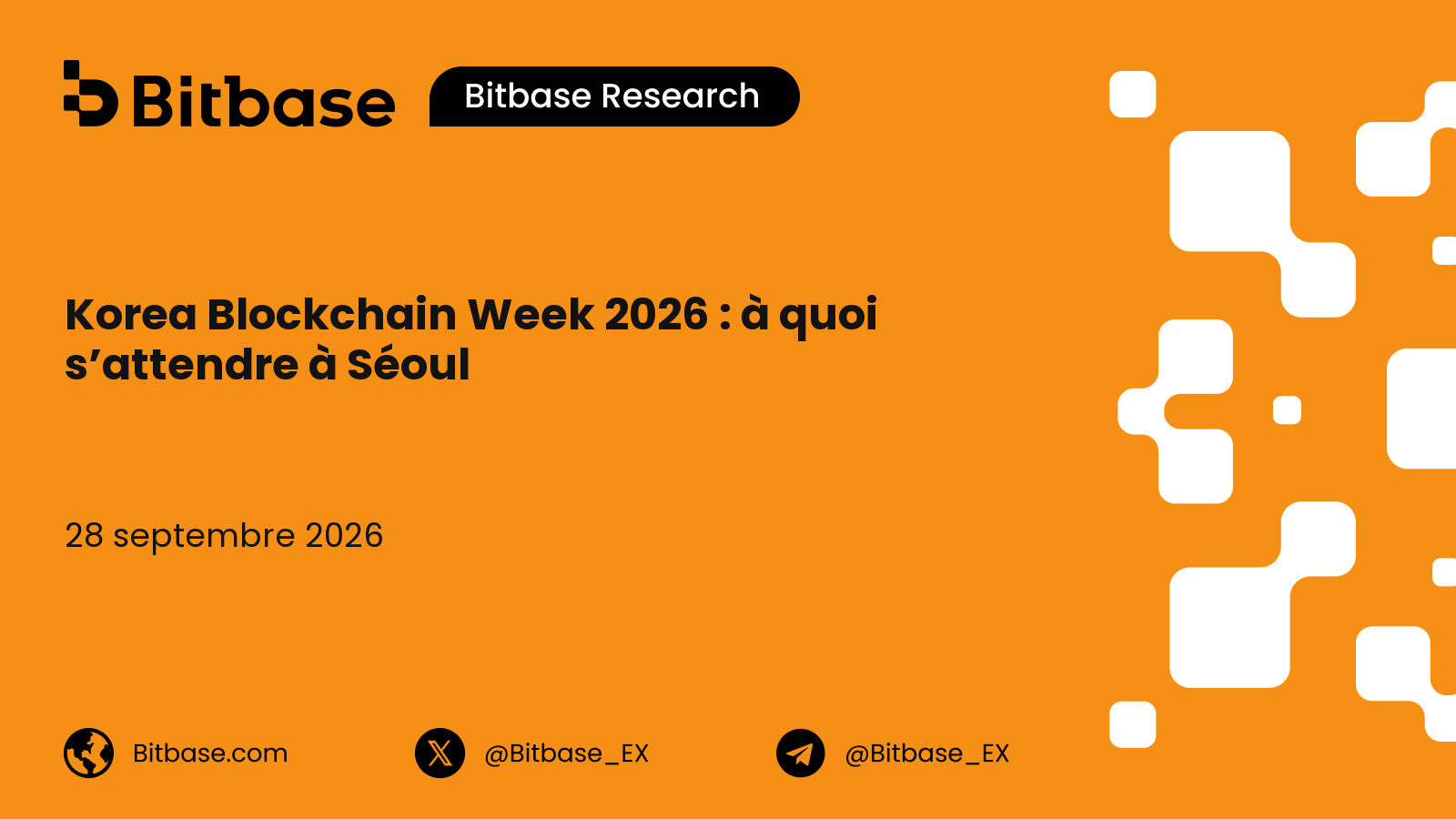 Korea Blockchain Week 2026 : à quoi s’attendre à Séoul, dates, intervenants et billets