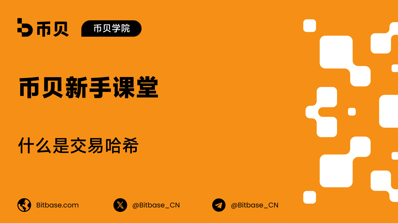 什么是交易哈希(Transaction Hash / TxID)